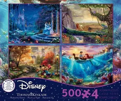 Thomas Kinkade Disney 4 X 500pc - V8 • $35.50