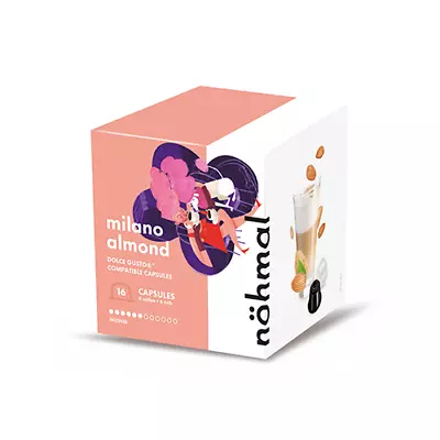 NOHMAL DOLCE GUSTO Coffee Pods MILANO ALMOND 16 Pods / NO BOX SHIPS FREE • $16.95