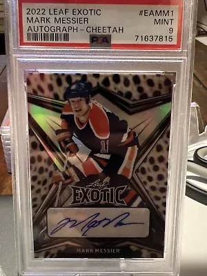 2022 Leaf Exotic Mark Messier 2/2 Auto Cheetah Print #EAMM1🔥🔥🔥 • $100