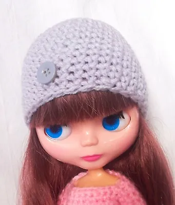 Grey Hat For Blythe. Hat For Tangkou. Hat For Bjd. • £4.99