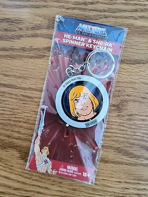 NEW He-Man She-Ra Masters Of The Universe LootCrate Spinner Keychain MotU Mattel • $6.75