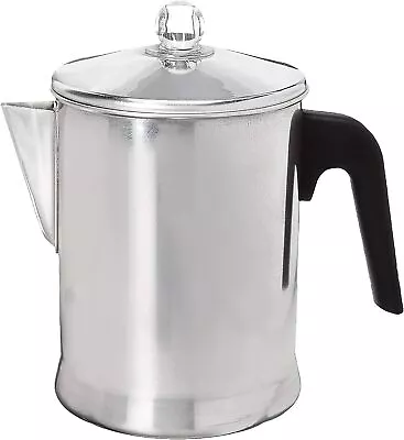 Primula Today Aluminum Stove Top Percolator Maker Durable Brew 9 Cup Silver  • $21.59