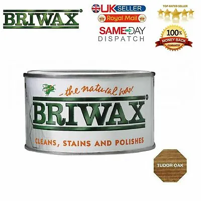 Briwax Original Natural Wax Polish Wood Furniture Cleans Stains All Colours 400g • £19.79