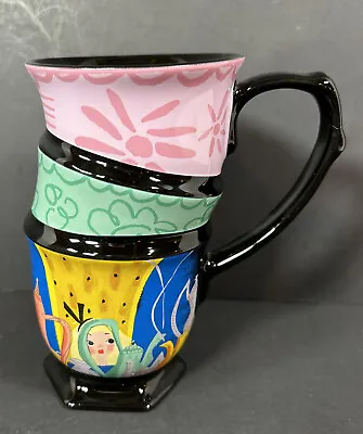 Disney 70th Alice In Wonderland MUG Mary Blair Stacked Teacups Mad Hatter New • $11.95