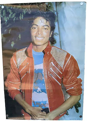 Beat It Thriller Michael Jackson Vintage 1980s ORIGINAL 24  X 34.5  Poster D20 • $9.99