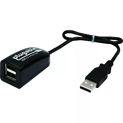 Plugable 2-Port USB 2.0 Hub/Splitter Black (USB2-2PORT) • $20.77