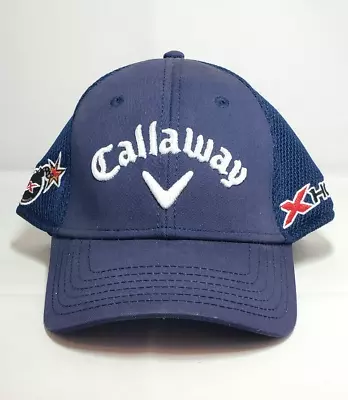 Callaway Odyssey Hat X Hot Hex Blue  Tour Men's Fitted Size  L /XL   NEW  4773 • $24.98