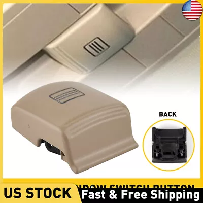 For Mercedes C Class W204 W212 W218 Sunroof Window Switch Button Cover Cap Beige • $14.99