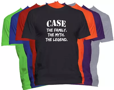 CASE Last Name T Shirt Custom Name T Shirt Family Reunion Family Name Tee • $13.99