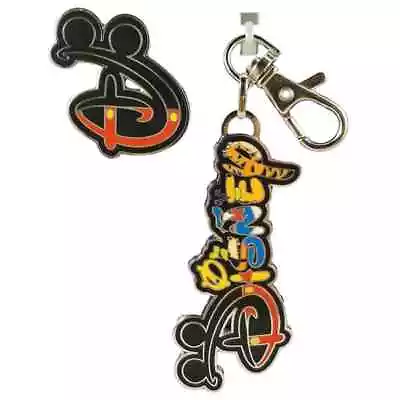 Disney Parks 2023 Lanyard Medal Character Logo & Mickey D Pin New Free Ship • $18