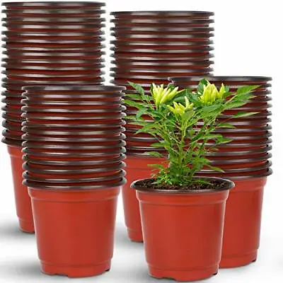 150 Pcs 4  Plastic Plants Nursery Pot Seed Starting Pots For Succulent Seedling • $20.65