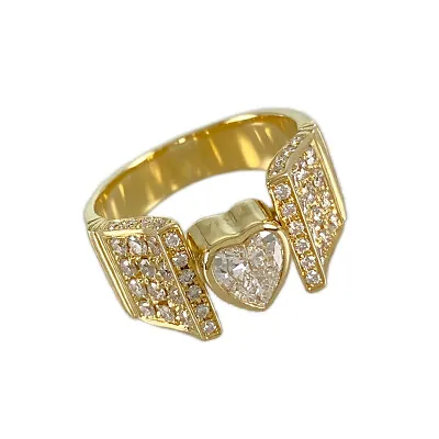 Ring YG750 Diamond From Japan • £1422.23