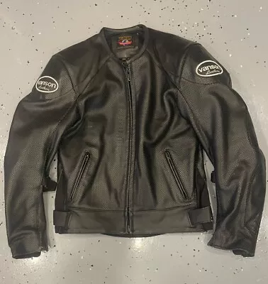 Vanson Leathers Pro Perf Leather Jacket Size 42 • $249