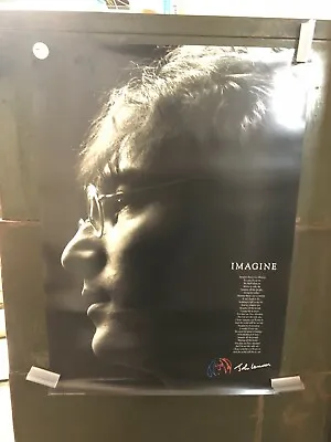 VINTAGE POSTER  Imagine  John Lennon Lyrics 2003 Pyramid Beatles Iconic Rock  • $150