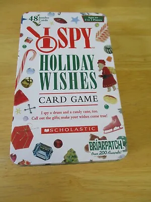 I Spy Holiday Wishes Card Game - Jumbo Cards & Collectible Tin 2007 • $9.50