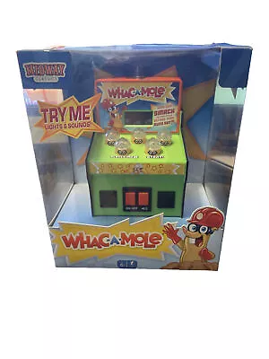 MIDWAY CLASSICS WHAC-A-MOLE MINI Table Top Hand Held ARCADE GAME NEW • $29.99