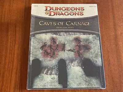 $75 • Buy DUNGEONS & DRAGONS - DU3 Caves Of Carnage - D&D Terrain Tiles - NEW