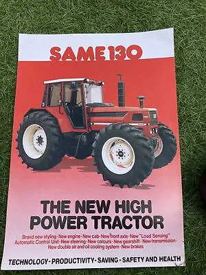 £9.99 • Buy Same 130 High Power Tractor 1988- Italy