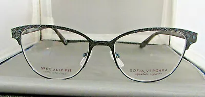 Genuine Sofia Vergara Signature ZARAH BLK (56-18-145) Eyeglasses W/Hard Case New • $99.95