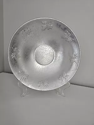 Vintage Collectible West Bend Aluminum 14  Fruit Bowl Embossed Grapes & Leaves • $9.99