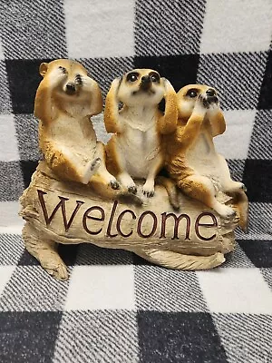 Design Toscano Meerkat See No Evil Hear No Evil Speak No Evil Statue Sculpture • $69.99