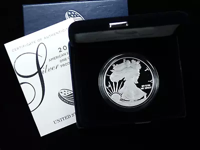 2019-W $1 Proof American Silver Eagle W/ Box & COA • $39