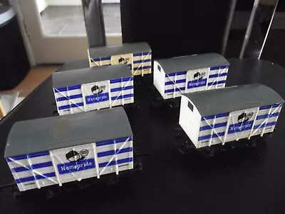 Lima 00 Gauge Rake Of 5 Homepride Box Wagons • £10