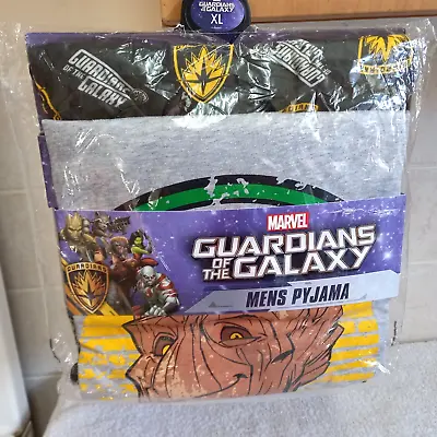 Marvel Guardians Of The Galaxy Mens 2 Piece Pyjamas Grey Size XL • £14