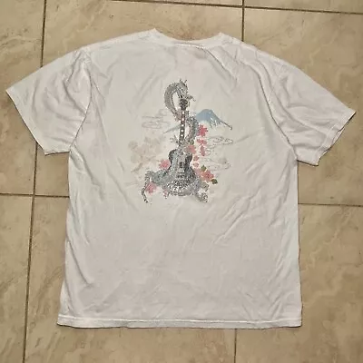 Vintage Y2k Dragon Made In Japan Tattoo Art Music T-shirt Fits Mens Large • $15