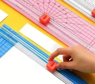 Manual Paper Cutter Machine Trimmer Guillotine For Crafts Card Books Gift Wrap • £5.65