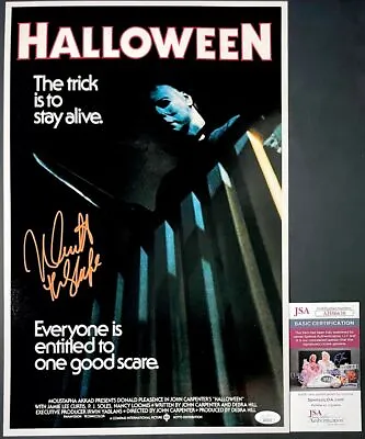 Nick Castle Signed Halloween 11x17 Poster C Autograph Michael Myers JSA COA • $84.95