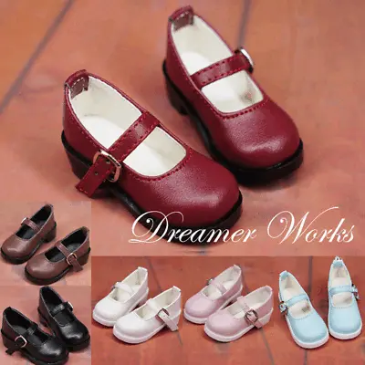 MSD Shoes 1/3 1/4 1/6 BJD PU Trendy Buckle Student Shoes Boots Model For Dolls • $17.09