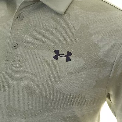 Nwt Men Under Armour 1373694 504 Playoff 2.0 Jacquard Golf Green Polo Top Shirt • $36.95