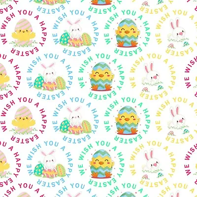  Easter Gift Wrap Paper Little Chick Present Childrens Wrapping  • £2.99