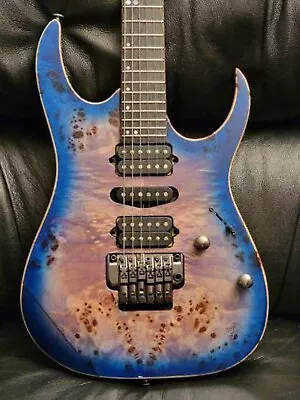 Ibanez RG1070PBZ-CBB Premium Cerulean Blue Burst Electric Guitar W/ Case!!! • $1250