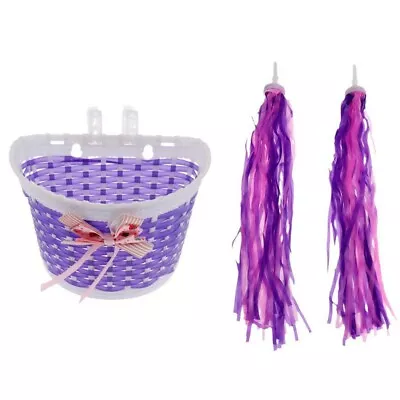 Bike Basket Front Bicycle Plastic Storage Basket/ For Kids/Children Accessories • $13.01