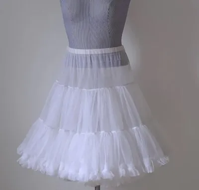 VTG Malco Modes JENNIFER Square Dance Crinoline Petticoat Skirt White 582 M • $95