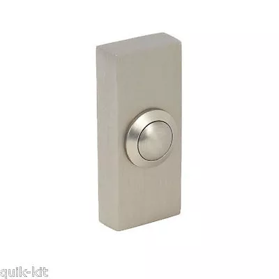 Byron 2204BN Surface Door Bell Push (Brushed Nickel) • £13.55