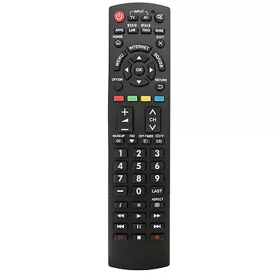 Universal Remote For Panasonic Plasma HDTV 3D Smart TV N2QAYB000837 N2QAYB000926 • $8.99