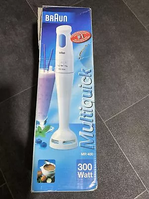£39.95 • Buy Braun Mr400 Multiquick Hand Blender (original Vintage 300w) Made In Spain New