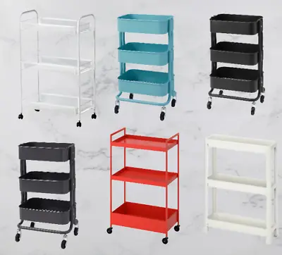 Ikea Trolley Space Storage Unit Home Organisation Various Colours & Sizes • £19.90