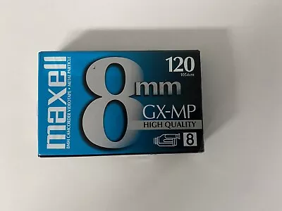 Maxell 8mm Gx-mp High Quality 120 Camcorder Video Cassette Tapes - 281010 • $9.95