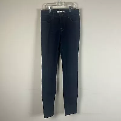 J Brand Starless Skinny Jeans Sz 27 Dark Wash Blue Mid-rise • $25