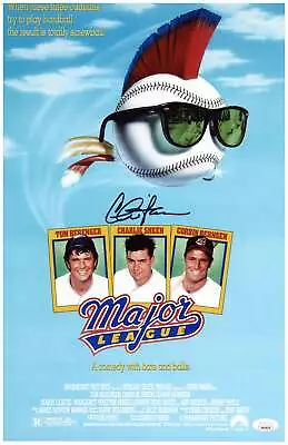 Charlie Sheen Signed 11X17 Photo Major League Autographed JSA COA • $199.99