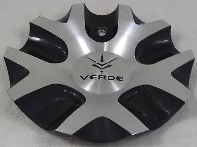 Verde Wheel Silver / Gloss Black Custom Wheel Center Cap Caps # C-V36-B • $59.95