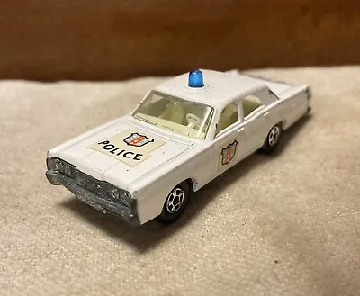 Vintage Matchbox Lesney No. 55/73 Diecast Mercury Police Car - England • $29.50