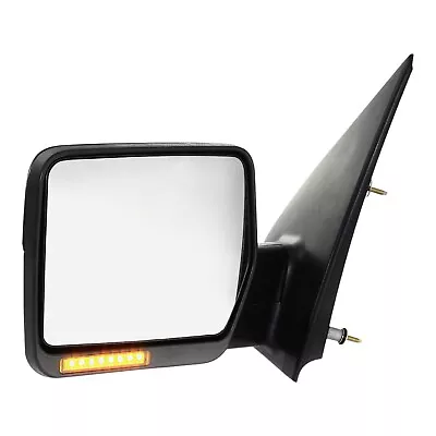 Mirror For 2004-2006 Ford F-150 Driver Side Textured Black Manual Folding Heated • $54.06