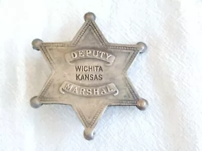 Wichita Kansas Deputy Marshal Badge 2 1/2  Wide • $39.77