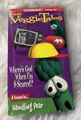 Veggie Tales Sealed Where’s God When I’m S-Scared? VHS Video Tape Christian NOS • $19.99