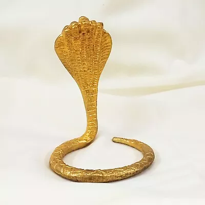 Shiva Linga Nagabharna Shiva Nagraj 3.5 Inch Panchmukhi Naag Snake For Worship • £44.22